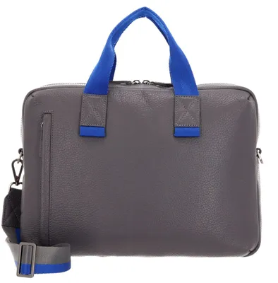 Productafbeelding van LEONHARD HEYDEN Leer business tas laptoptas met laptopvak Tokio Aktenmappe 1 Fach 8200 Grau grijs