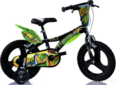 Produktbild von Rower dziecięcy Dino Dinosaur 16" czarny