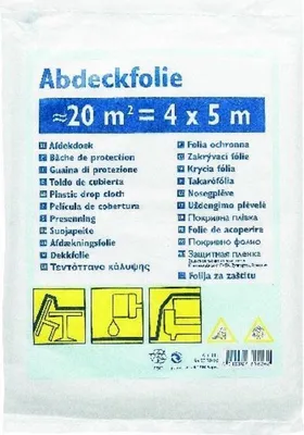 Productafbeelding van WESTEX96905010 WESTEX Afdekvlies, standaard, HDPE, transparant, 4 x 12,5 meter