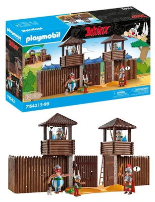 Produktbild von Asterix 71542 spannende Eroberung des Lagers durch die Gallier inklusive Zaubertrank für mehr Körperkraft detailreiches Spielzeug für Kinder Römerlager