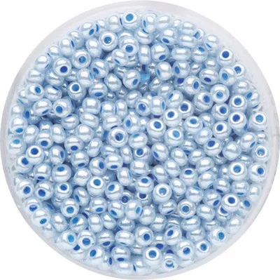 Produktbild von Rocailles Wachs blau 2,6 mm 17 g