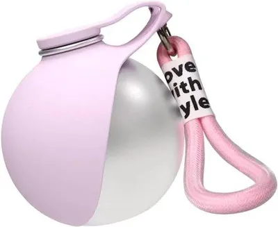 Produktbild von Tragbare Hundetrinkflasche, 285 ml - aus Edelstahl - auslaufsicher - ideal für unterwegs
