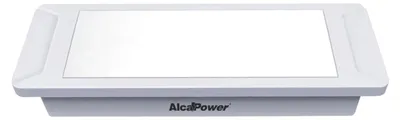 Imagen del producto de Alcapower, lámpara LED para notas, 2W, 100lm, 6500K, montaje empotrado o de superficie, batería de iones de litio de 2200mAh, autonomía de 8 horas, IP20, dimensiones: 293x100x55,3mm