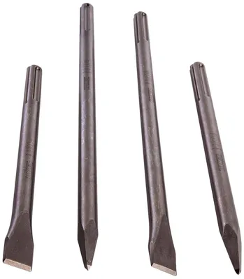 Image de Ensemble de 4 burins pointus et plats - DEWALT - SDSMAXSET-QZ