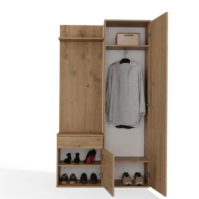 Immagine prodotto di Armadio Duo Specchio Rovere Artigianale