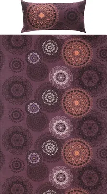 Produktbild von Erwin Müller Bettwäsche aubergine 1x 135x200 cm + 1x 40x80 cm