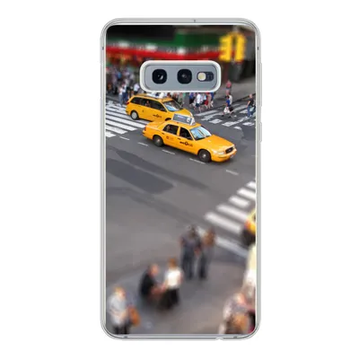 Produktbild von MuchoWow® Handyhülle Schutzhülle Hülle für Samsung Galaxy S10e New York - Amerika - Taxi Silikon Softcase Handy Hülle - Handy