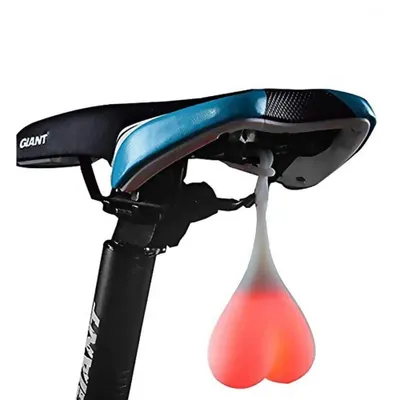 Produktbild von Fahrradlampe "Herz" Silikoneier Led