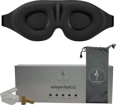Productafbeelding van 3D slaapmasker voor zijslapers, blokkeert licht