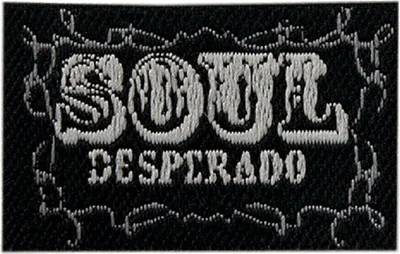 Produktbild von Mono Quick 02093 Soul Desperado Emblem, Bügelbild, Patch, ca. 3,8 x 2,4 cm
