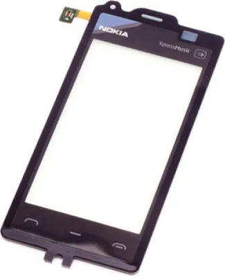 Produktbild von Nokia 5530 Touchscreen + Displayglas schwarz