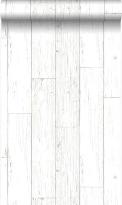 Produktbild von Origin Wallcoverings Tapete Holz-optik Elfenbeinweiß 53 cm x 10.05 m