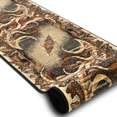 Produktbild von Läufer BCF Blatt beige (AGAWA) 70 cm beige 70x270 cm