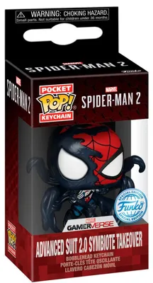 Productafbeelding van Marvel Spider-Man 2 - Geavanceerd Kostuum 2.0 Symbiote Overname Sleutelhanger Funko