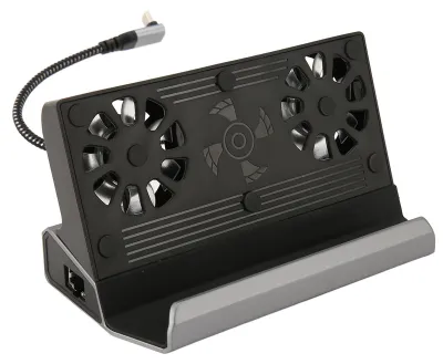 Obrázek produktu pro pro dokovací stanici Steam Deck 10 v 1 Rog Ally Dock s 5 USB 3.0 2.0 duálním ventilátorem HD multimediálním rozhraním 4K při 60 Hz 100 W nabíjení