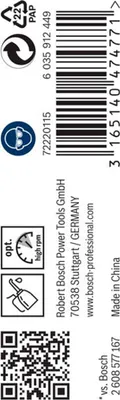 Immagine prodotto di Trapano per metallo HSS-G, standard 1,7 x 20 x 43 mm