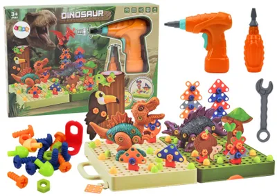 Produktbild von 3D-Konstruktionspuzzle-Blöcke DIY-Dinosaurier-Demontagebohrer