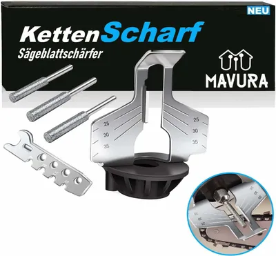 Produktbild von KettScharf ostřič řetězů Ostřič řetězových pil Ostřič pilových kotoučů Nástavec na ostření pilových kotoučů