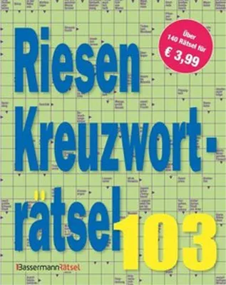 Obrázok produktu pre Riesen-Kreuzworträtsel 103 (5 Exemplare à 3,99 EUR)