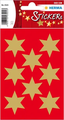 Produktbild von 24 HERMA Aufkleber 3925 Sterne