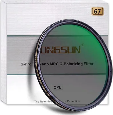 Produktbild von JONGSUN Polfilter 67mm, Zirkular HD Nano MRC16, 16-Schichten AGC, CPL Filter