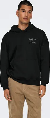 Obrázek produktu pro Hoodie volného střihu klokaní kapsa kapuce dlouhý rukáv |