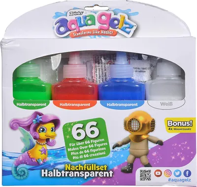 Produktbild von Aqua Gelz Nachfüllset Halbtransparent