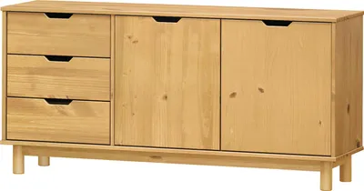 Image de Commode 2 portes + 3 tiroirs BONITO 2 cire