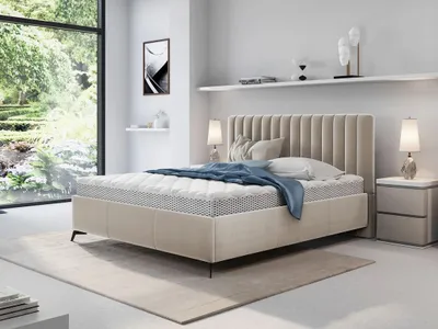 Obrázok produktu pre Jednolôžková posteľ s úložným priestorom 120x200 TANIX - béžová