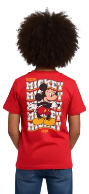 Produktbild von Mickey & Minnie Mickey Mouse Original 1928 Kinder T-Shirt, 122/128 (7-8 Jahre), Rot