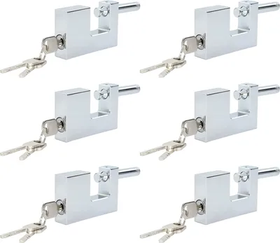 Image de Verrou 6 pcs Argenté Acier