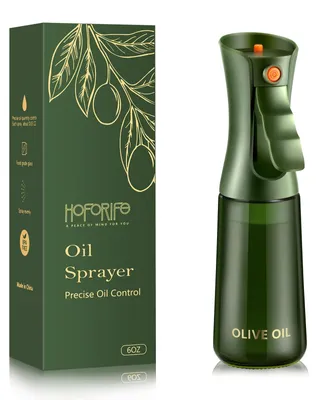 Imagen del producto de Pulverizador de vidrio para aceite, 200 ml, color verde, para la cocina