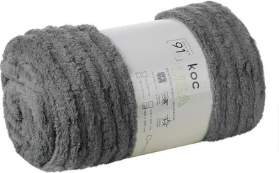 Obrázok produktu pre Eurofirany Prehoz na posteľ z mikrovlákna 200x220 steel soft Lisa s reliéfnym pruhovaným vzorom D91