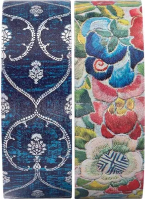 Produktbild von Papierzuschnitte Blauer Samt/Birnengarten 2er-Pack Washi-Rollen