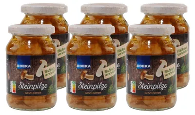 Produktbild von Edeka Steinpilze Geschnitten (6 x 180g)