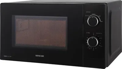 Image de Micro-ondes SENCOR SMW 1719BK, 20 L, 700 W, Noir, 5 Niveaux de Puissance, Minuterie 35 Minutes