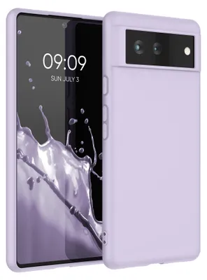 Produktbild von kwmobile Handyhülle für Google Pixel 6 Hülle - TPU Case - Kabelloses Laden - Schutzhülle Cover in Lavendel