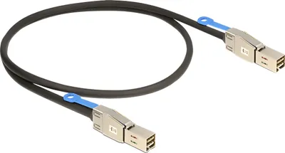 Obrázek produktu pro DeLOCK 83395, 2 m, Mini SAS HD x 4 SFF 8644, Mini SAS HD x 4 SFF 8644, samec/samec, černý