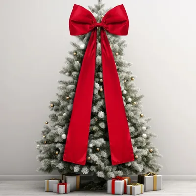 Immagine prodotto di Grande fiocco di Natale rosso per decorazioni
