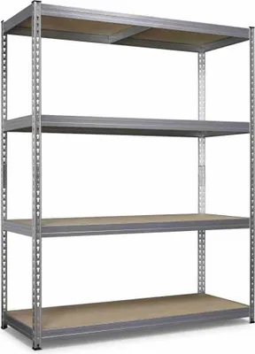 Produktbild von Steckregal Holz/Metall 190 x 150 x 60 cm 4 Böden, Tragkraft 400 kg