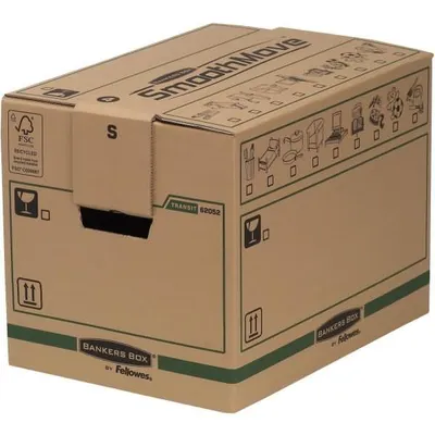 Zdjęcie produktu dla Skrzynia transportowa Fellowes BANKERS BOX TRANSIT SmoothMove, mała