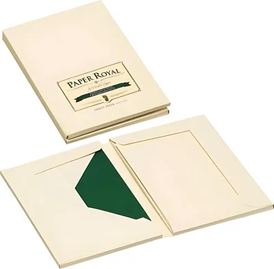 Produktbild von Kartenkassette A6/C6 chamois PAPER ROYAL 2234831008 8/8ST