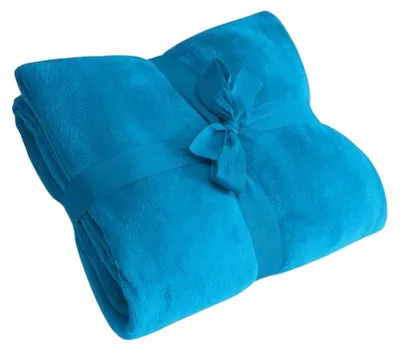 Image de L-Merch - Couverture unie « Microflush » LT5045 (taille unique) (bleu roi)