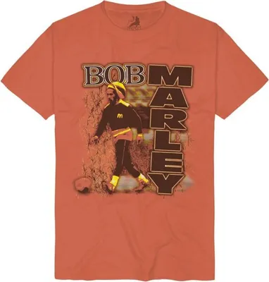 Produktbild von Bob Marley T-Shirt Herren Football Blur orange S