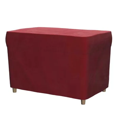 Produktbild von Dekoria Bezug für Fußhocker Strandmon, rot,