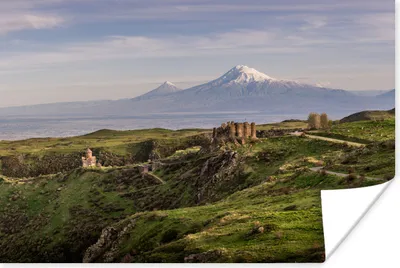 Produktbild von MuchoWow® Poster Panoramablick auf den Ararat in Asien 90x60 cm - Schlafzimmer