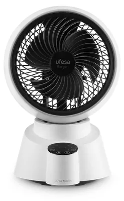 Produktbild von Ufesa Tischventilator Bergen, 40W, mit 3D-Luftzirkulationstechnologie, 6 Geschwi
