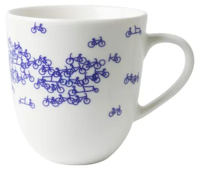 Heinen Delfts Blauw – Teebecher de Blauwe Fahrrad set 2 – Bild 1