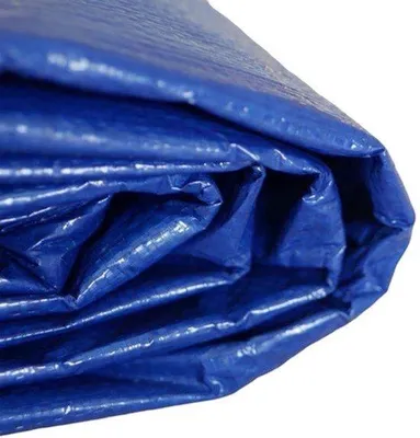 Produktbild von Poolabdeckung, rund - Durchmesser 620 cm - 140 g/m² PVC - Blau - Für runde Pools
