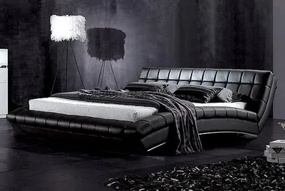 Image de Bett Betten Polster Doppel Ehe Luxus Leder Moderne Designer Schlafzimmer Hotel